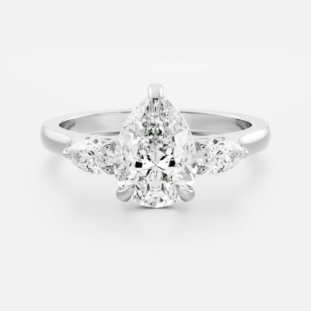 Solitaire-Oval Lab Grown Diamond Engagement Ring