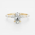 Solitaire-Oval Lab Grown Diamond Engagement Ring