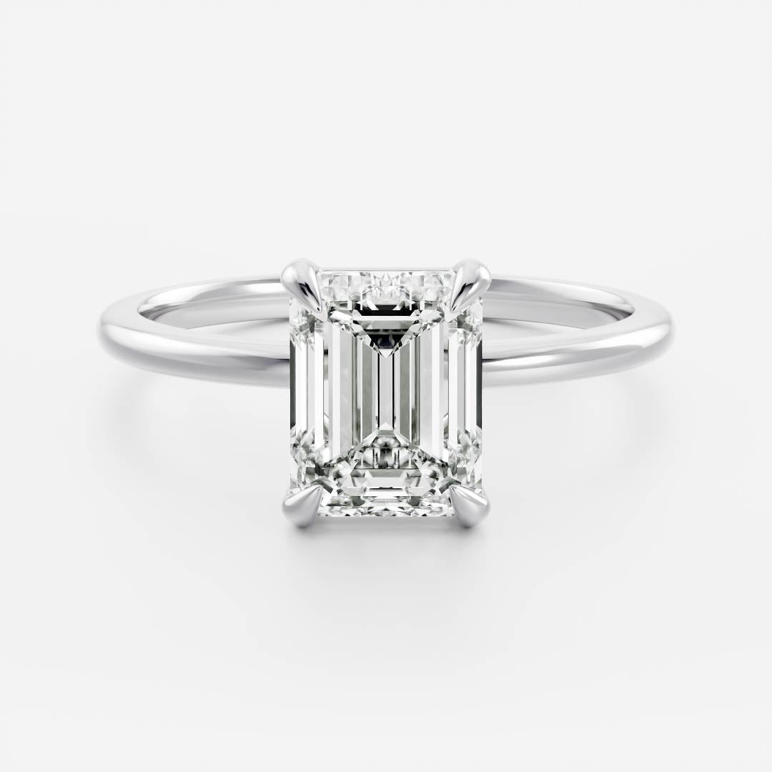 Solitaire-Oval Lab Grown Diamond Engagement Ring