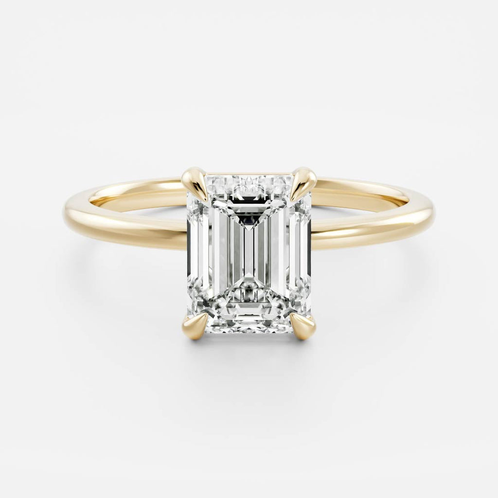 Solitaire-Oval Lab Grown Diamond Engagement Ring