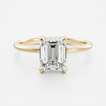 Solitaire-Oval Lab Grown Diamond Engagement Ring