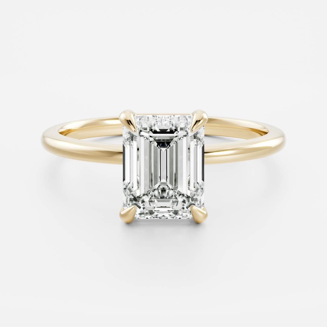 Solitaire-Oval Lab Grown Diamond Engagement Ring