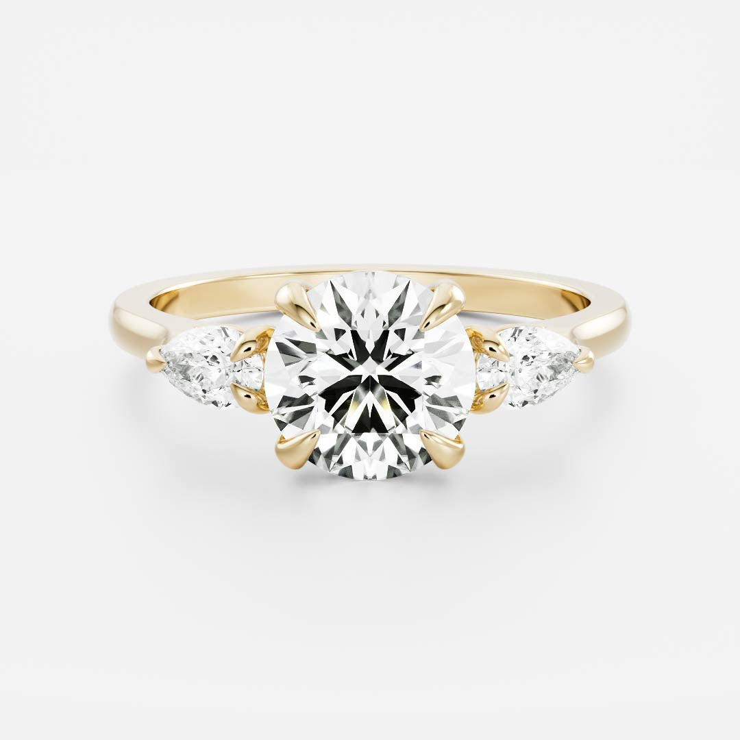 Solitaire- 1.0 CT Oval Moissanite Engagement Ring