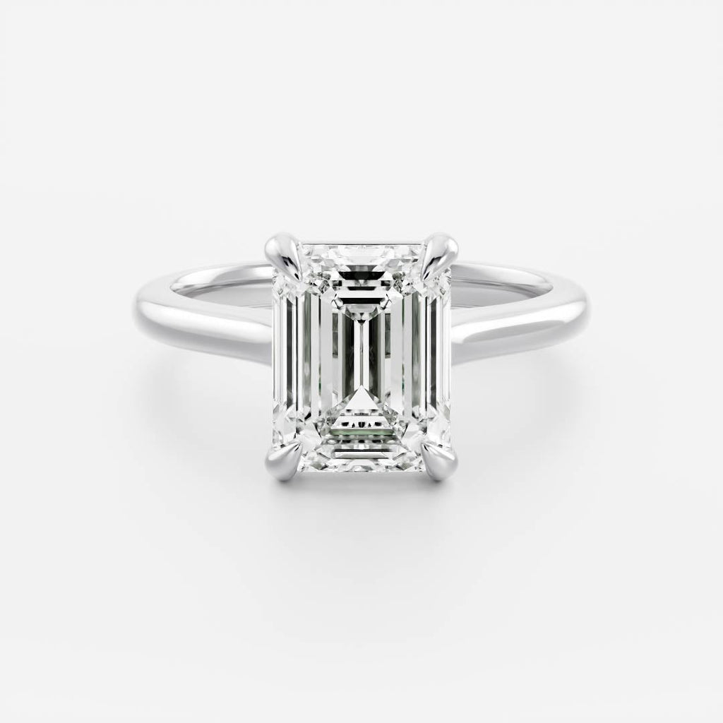 Solitaire- 1.0 CT Oval Moissanite Engagement Ring