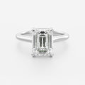 Solitaire- 1.0 CT Oval Moissanite Engagement Ring