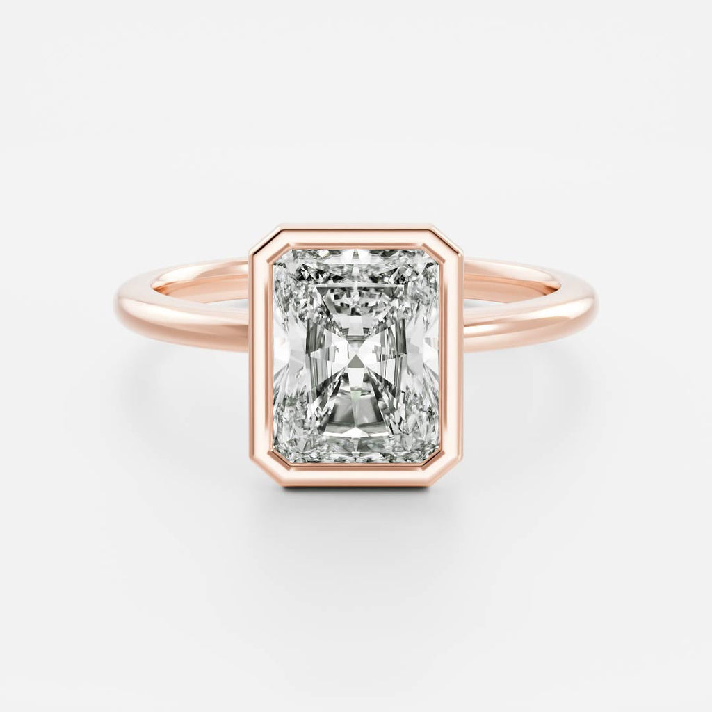 Solitaire-Oval Lab Grown Diamond Engagement Ring