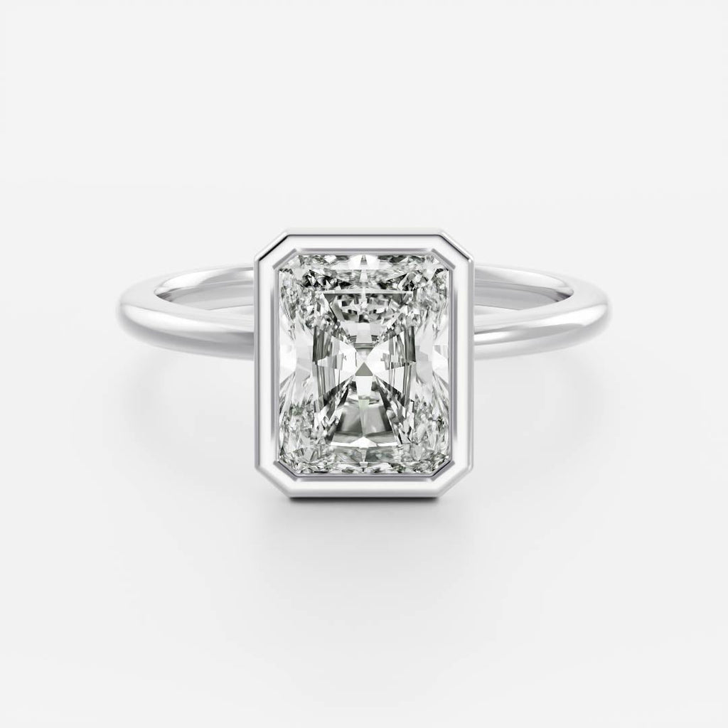 Solitaire-Oval Lab Grown Diamond Engagement Ring