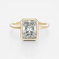 Solitaire-Oval Lab Grown Diamond Engagement Ring