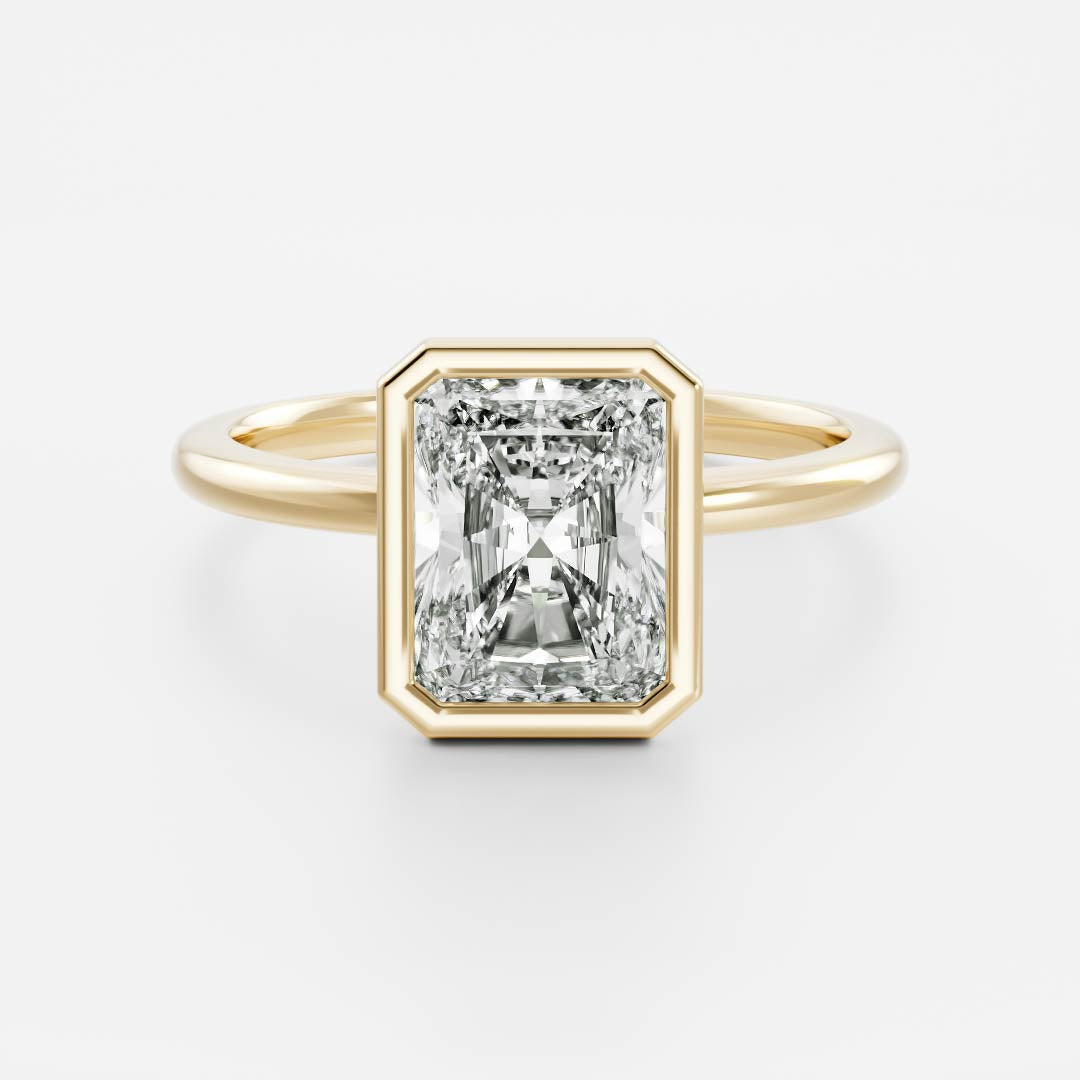 Solitaire- 1.0 CT Oval Moissanite Engagement Ring