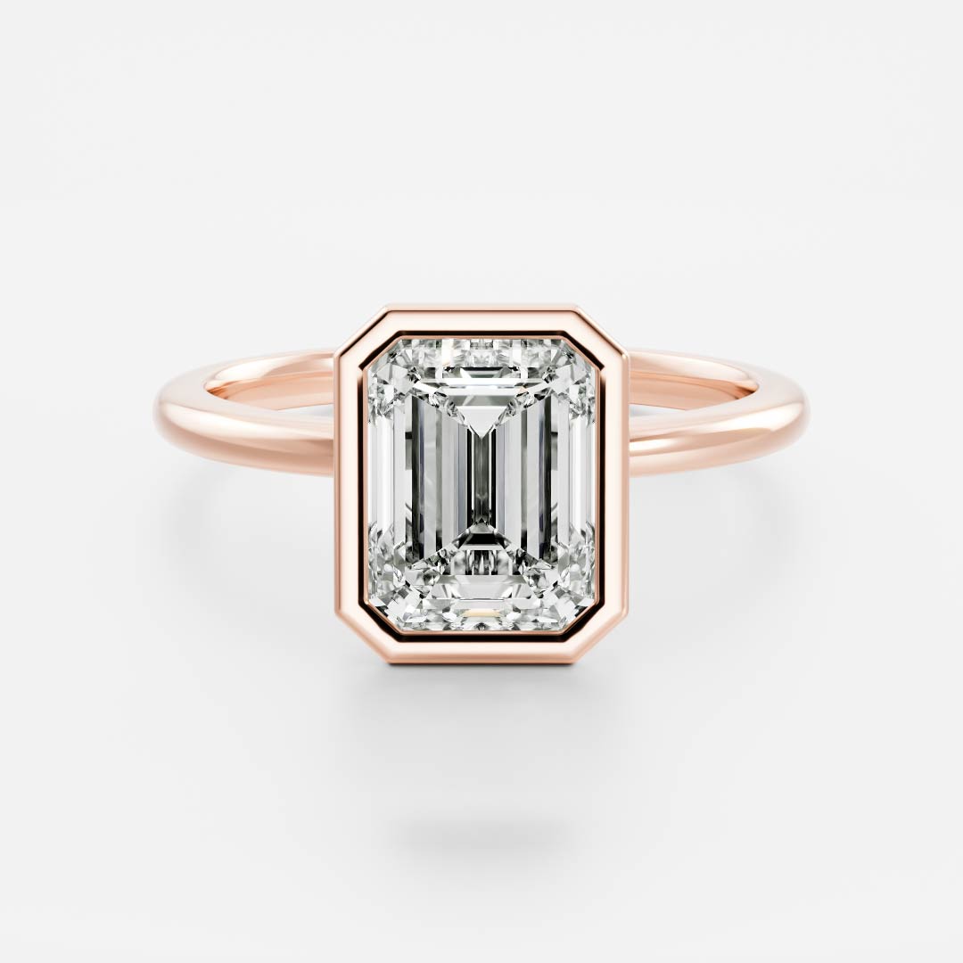 Solitaire-Oval Lab Grown Diamond Engagement Ring