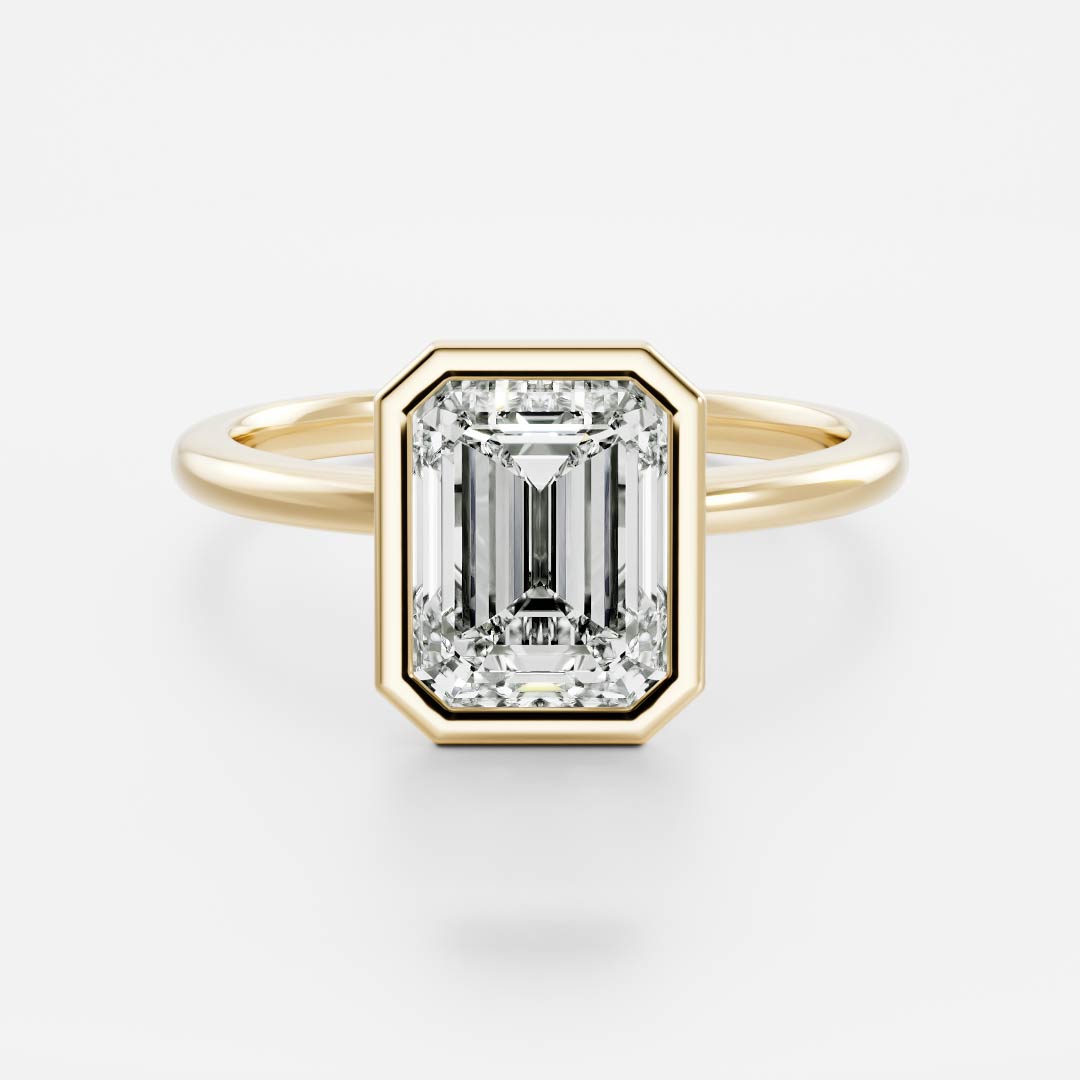 Solitaire-Oval Lab Grown Diamond Engagement Ring