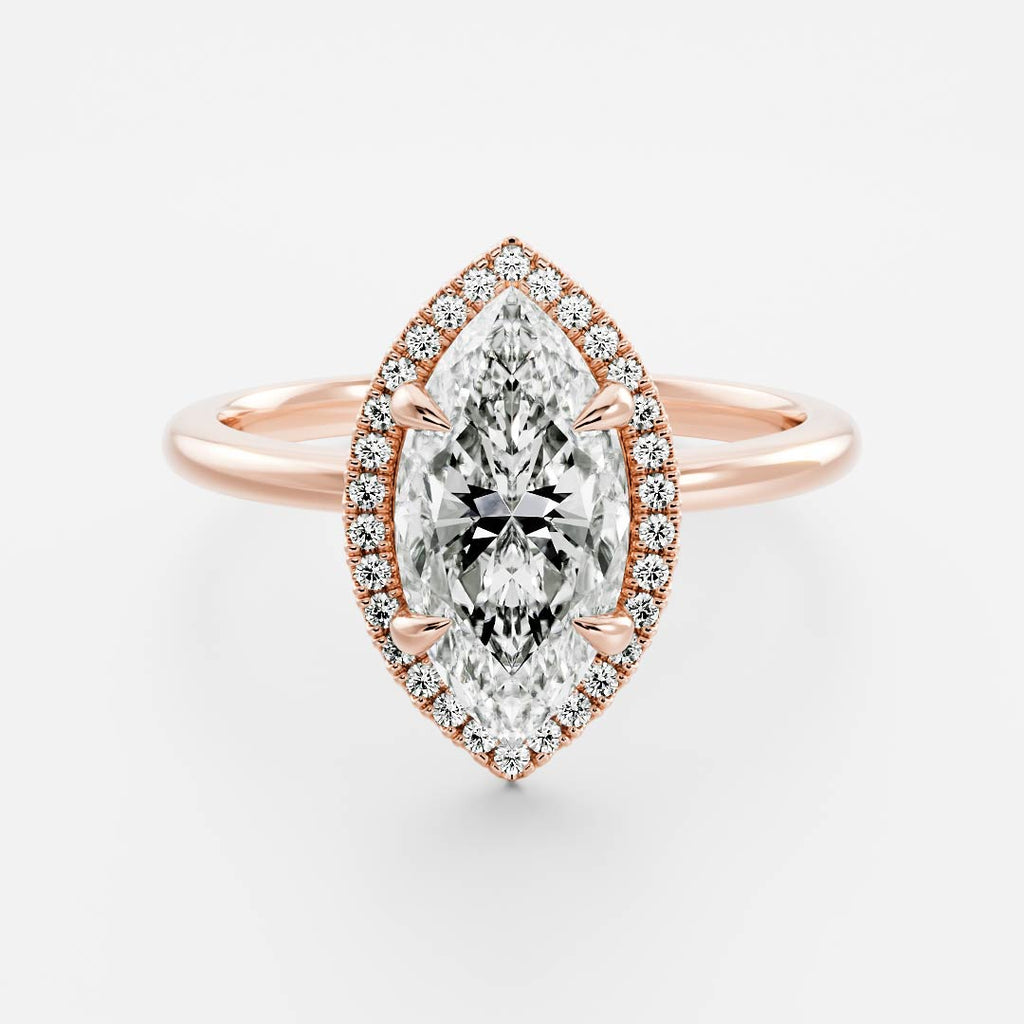 Solitaire- 1.0 CT Oval Moissanite Engagement Ring
