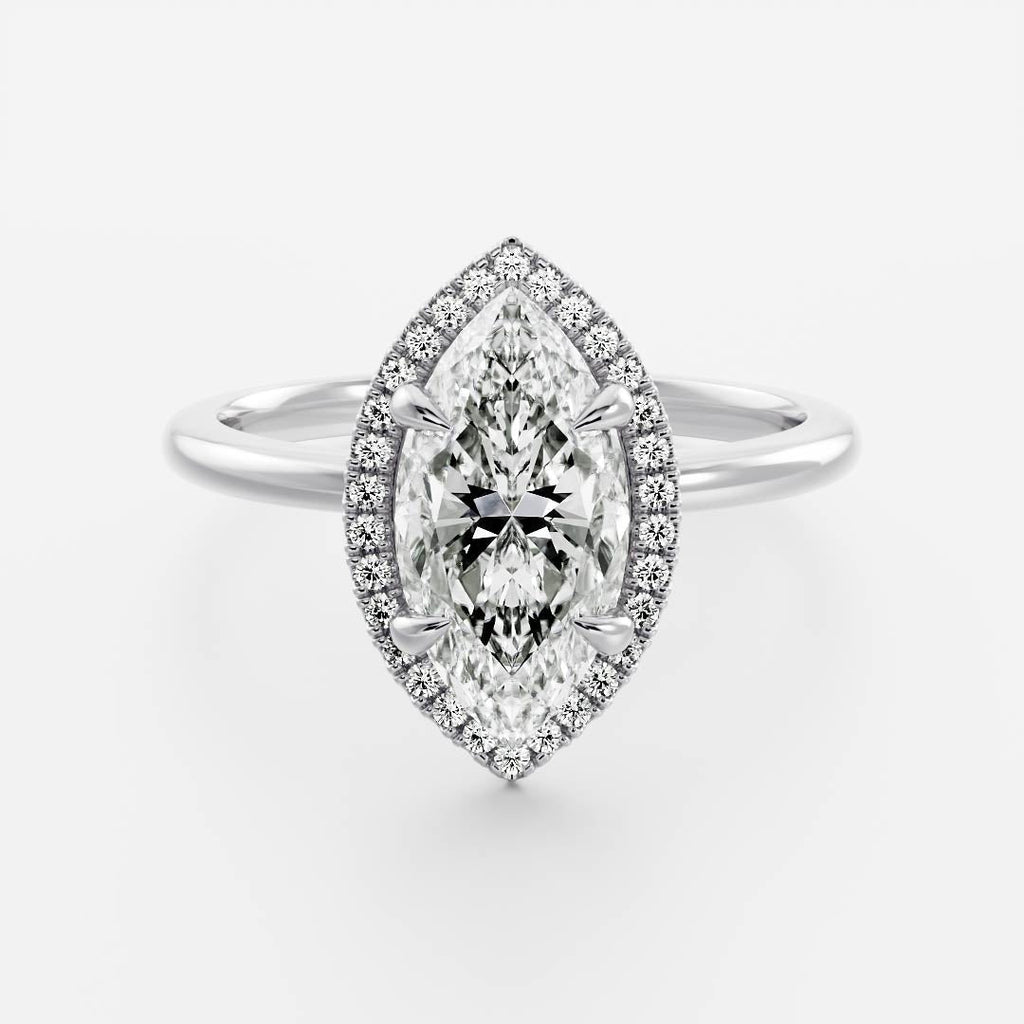 Solitaire- 1.0 CT Oval Moissanite Engagement Ring