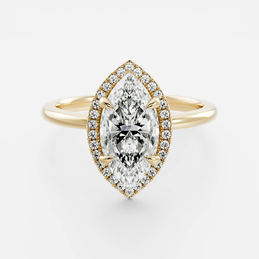 Solitaire- 1.0 CT Oval Moissanite Engagement Ring