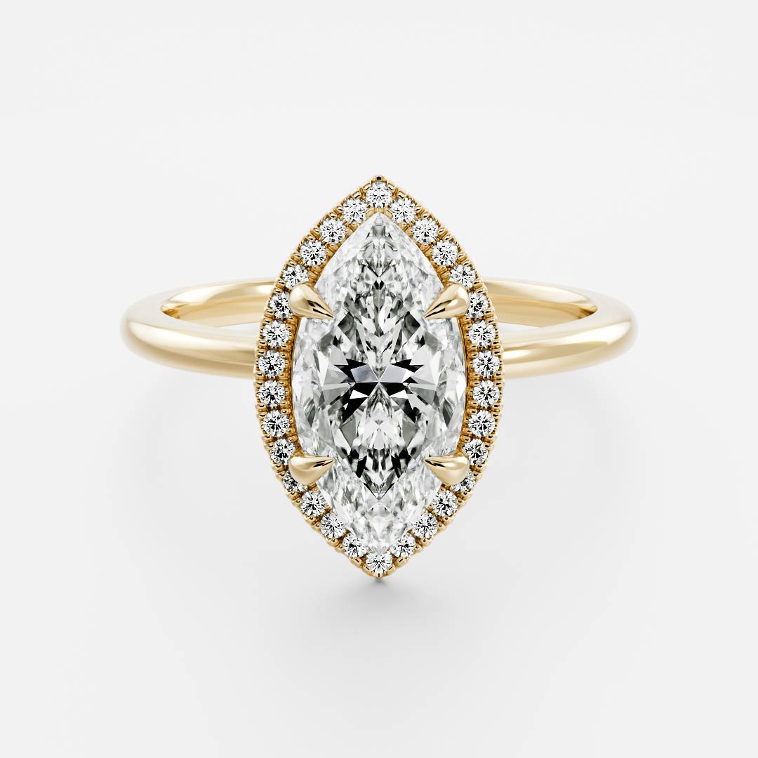 Solitaire- 1.0 CT Oval Moissanite Engagement Ring