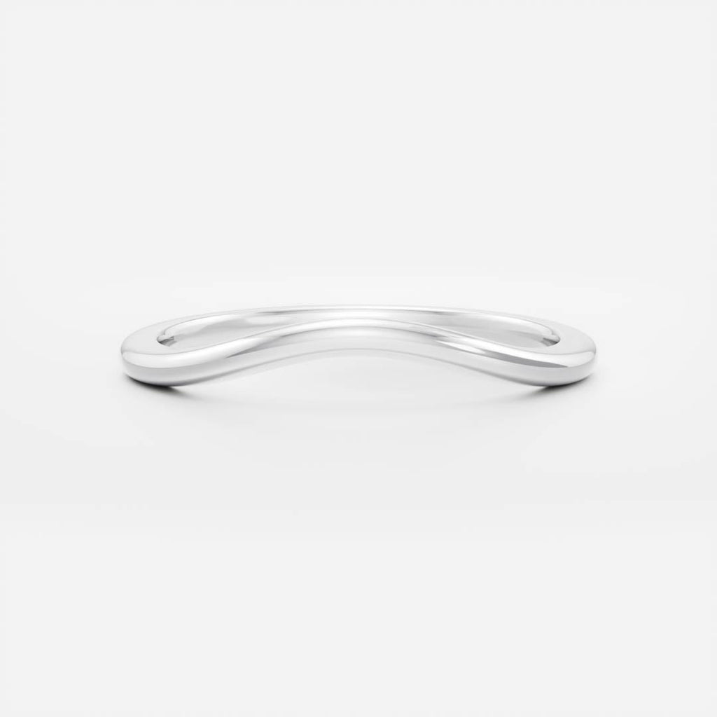 Plain Curved- Wedding Band