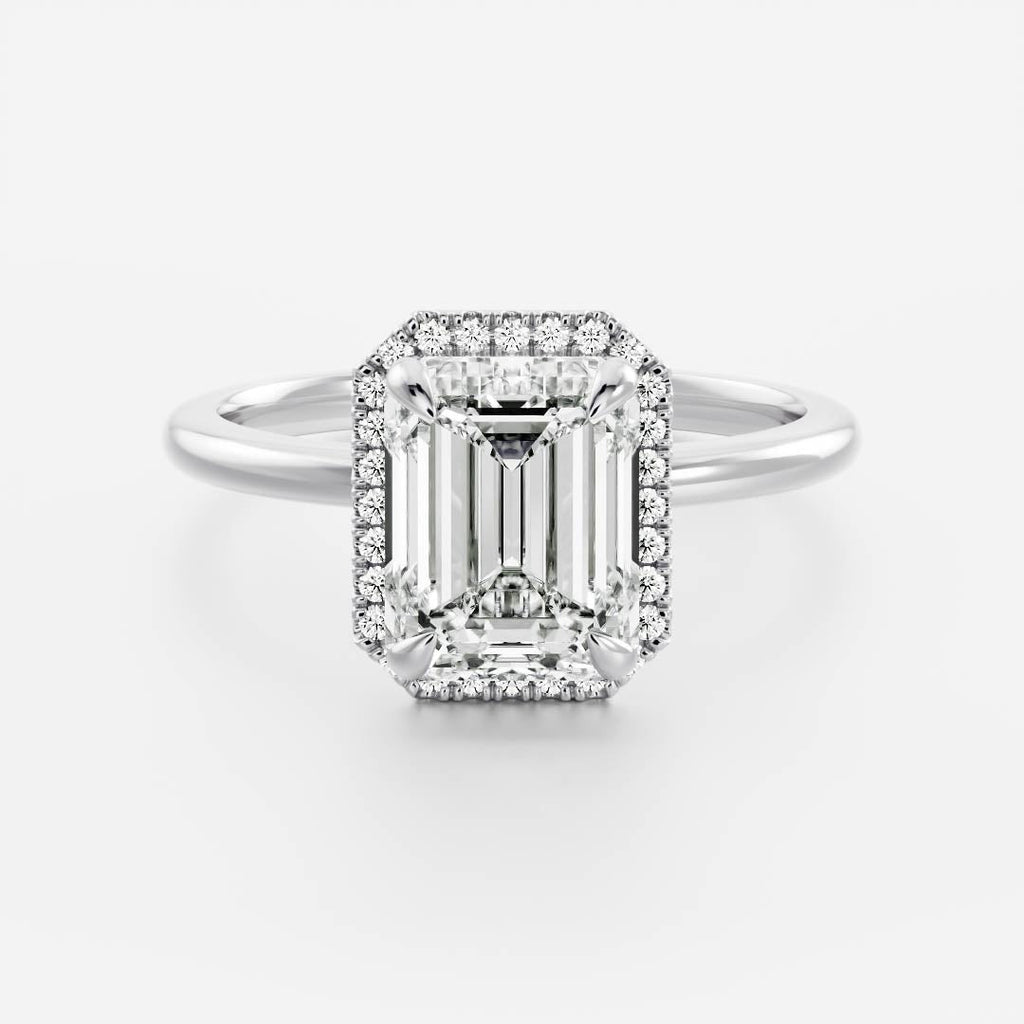 Solitaire- 1.0 CT Oval Moissanite Engagement Ring