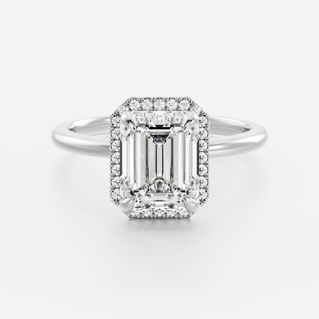 Solitaire- 1.0 CT Oval Moissanite Engagement Ring