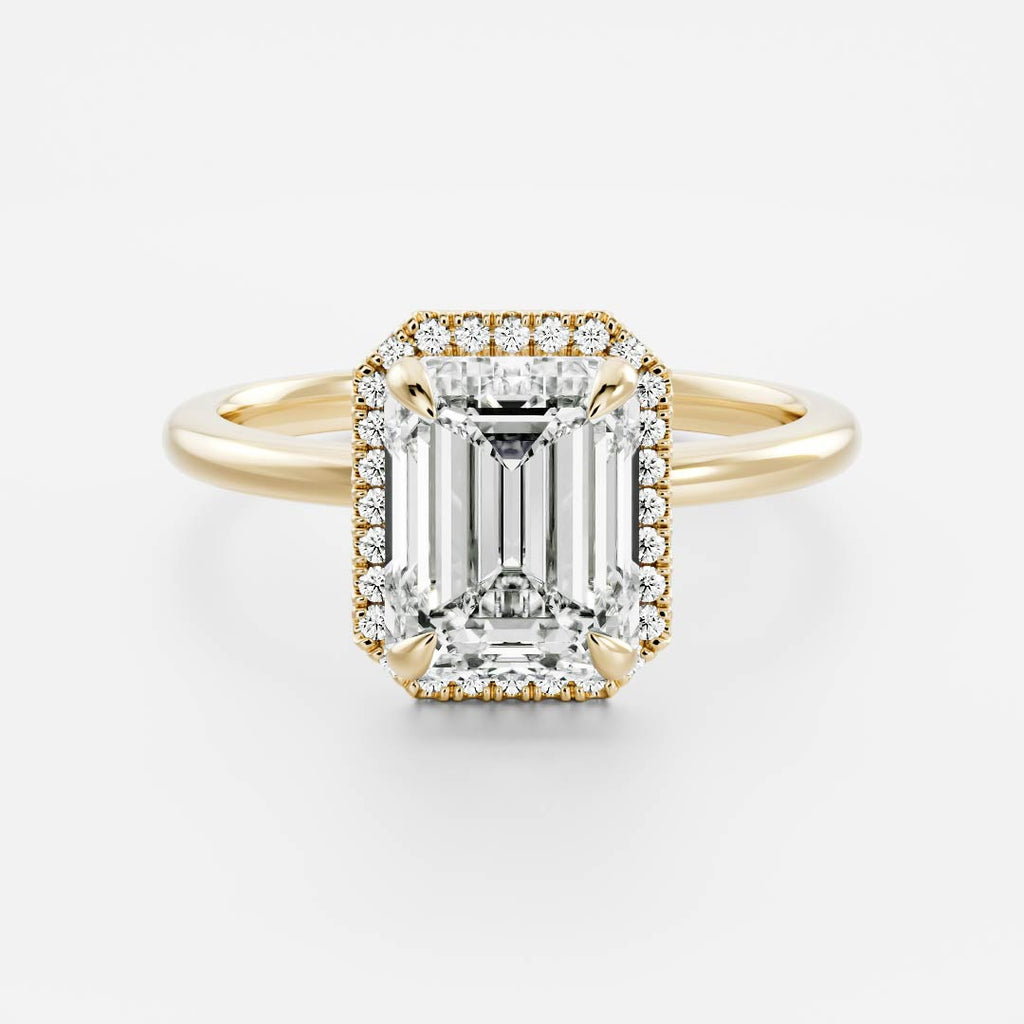 Solitaire- 1.0 CT Oval Moissanite Engagement Ring