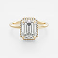 Solitaire- 1.0 CT Oval Moissanite Engagement Ring