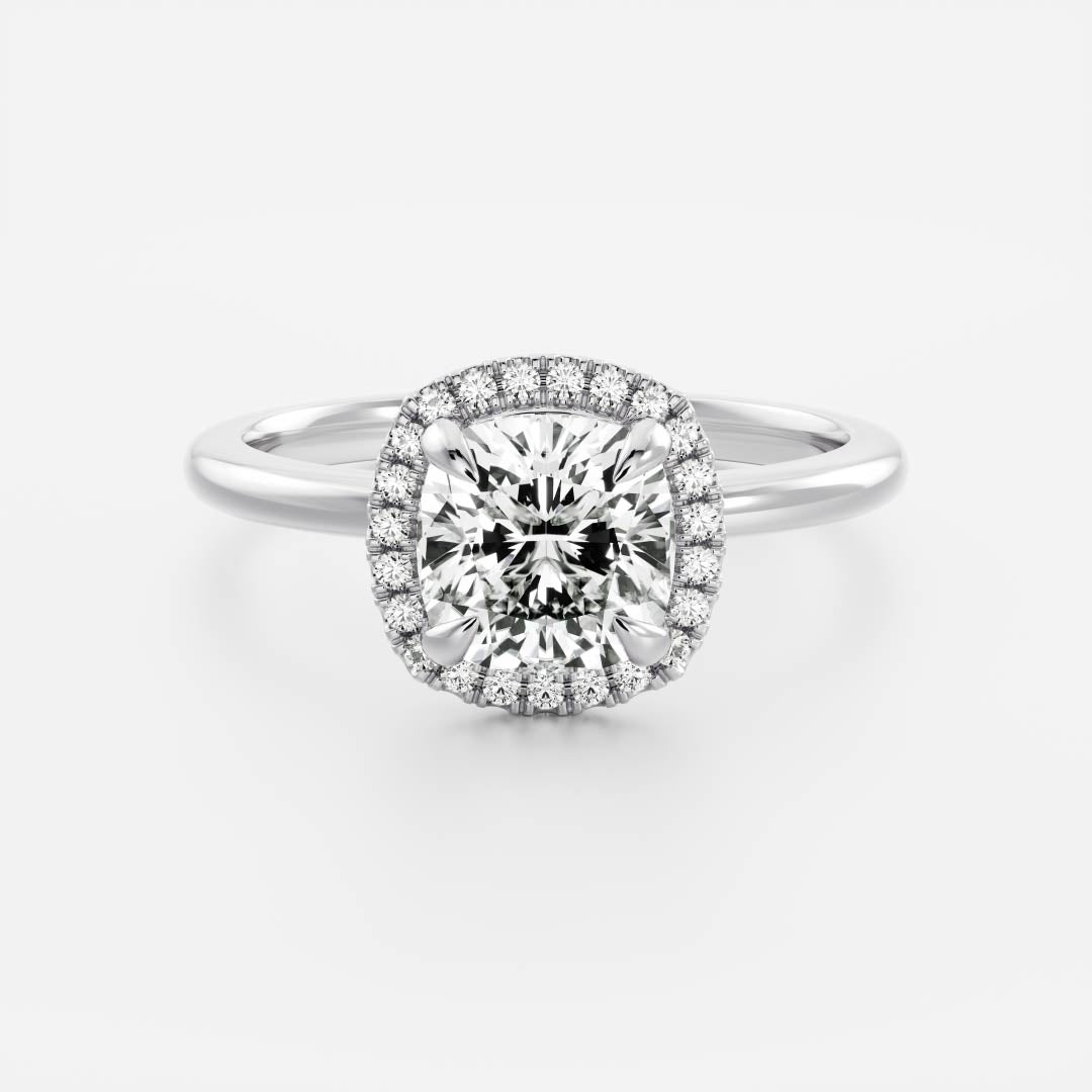 Solitaire-Oval Lab Grown Diamond Engagement Ring