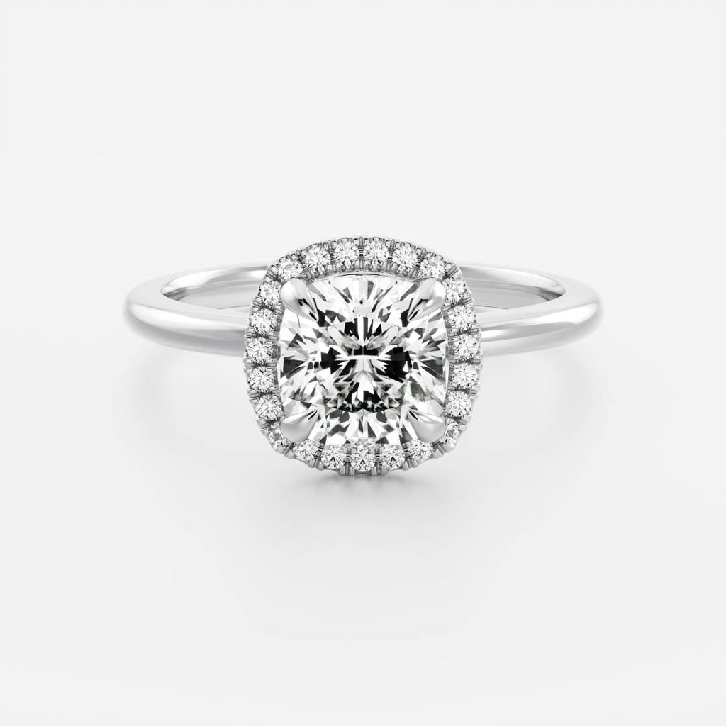 Solitaire- 1.0 CT Oval Moissanite Engagement Ring