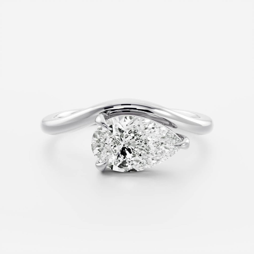 Solitaire-Oval Lab Grown Diamond Engagement Ring