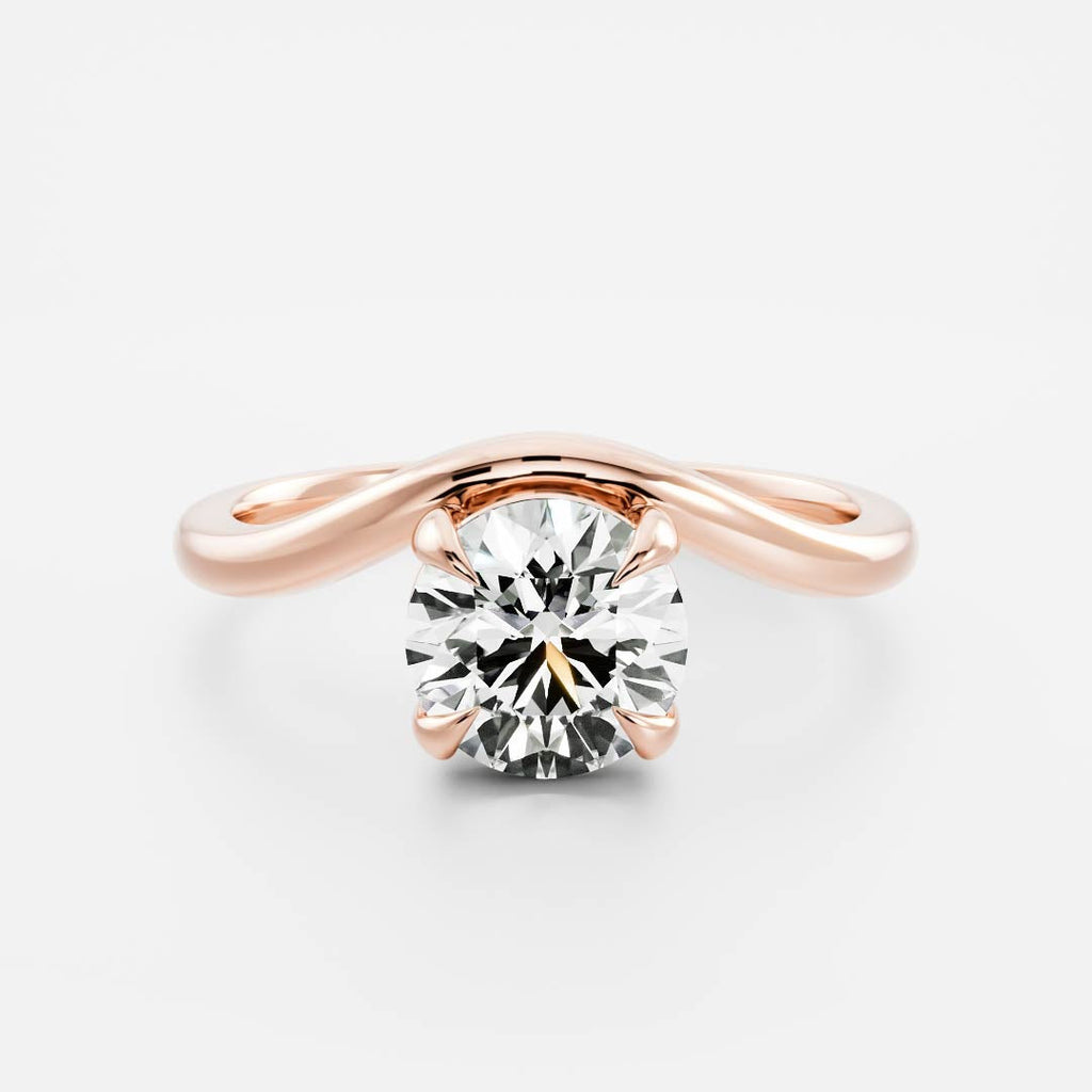 Solitaire-Oval Lab Grown Diamond Engagement Ring