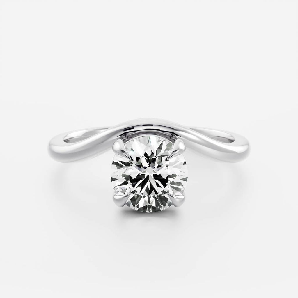 Solitaire-Oval Lab Grown Diamond Engagement Ring