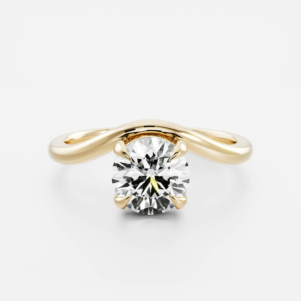 Solitaire-Oval Lab Grown Diamond Engagement Ring