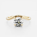 Solitaire-Oval Lab Grown Diamond Engagement Ring