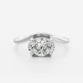 Solitaire-Oval Lab Grown Diamond Engagement Ring