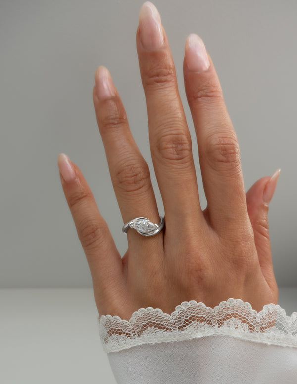 Solitaire Rapture V Prong-Marquise Lab Grown Diamond Engagement Ring - Solitaire-Oval Lab Grown Diamond Engagement Ring