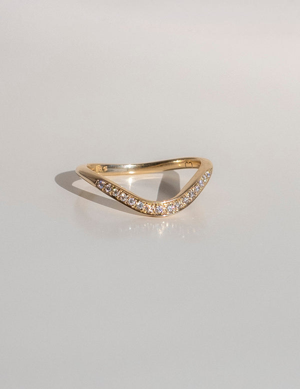 Curved Half Eternity- 0.30 CT Round Lab Grown Diamond Wedding Band - Eternity- 0.50 CT Round Lab Grown Diamond Wedding Band