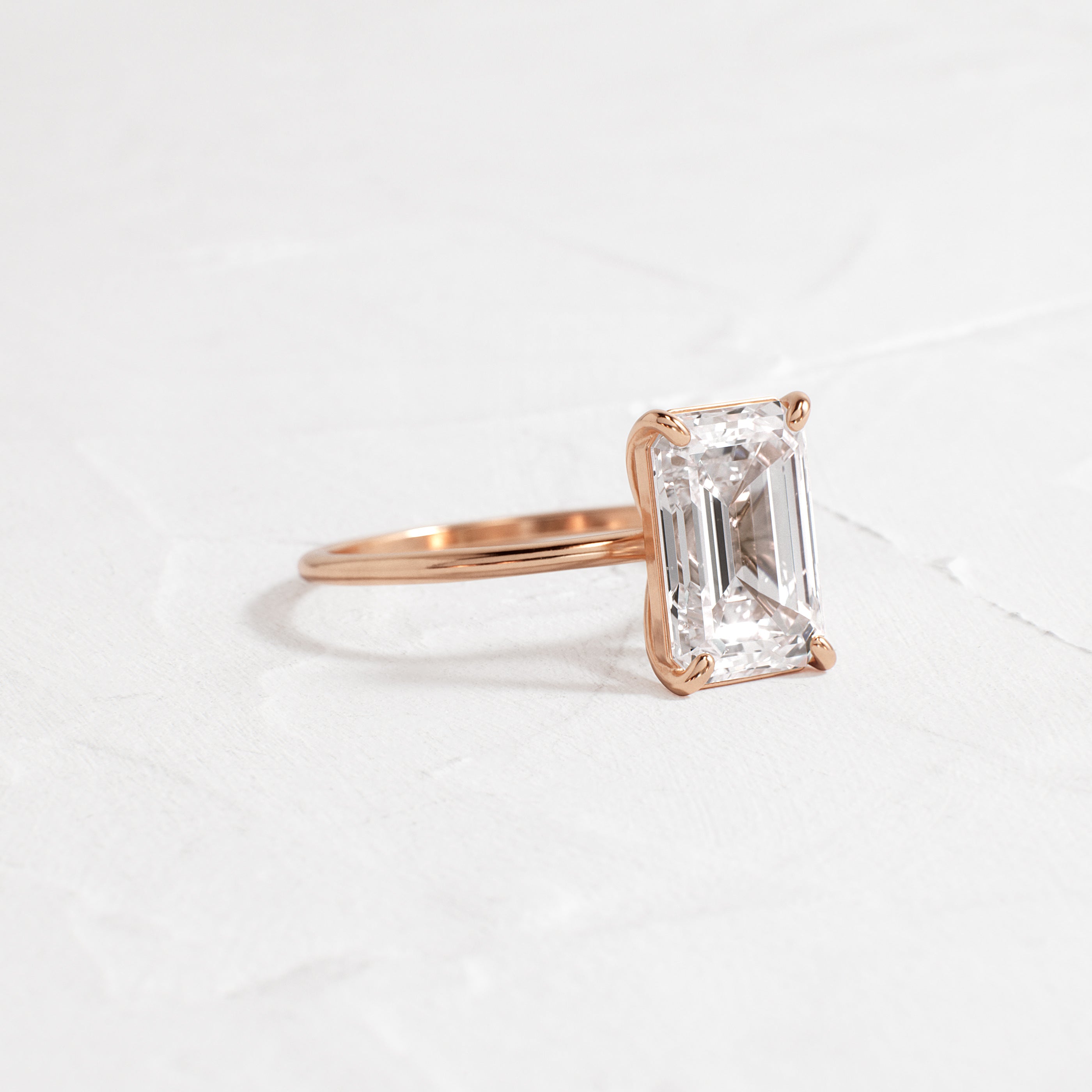 Solitaire-Oval Lab Grown Diamond Engagement Ring
