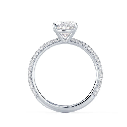 Three Sided Pave Setting