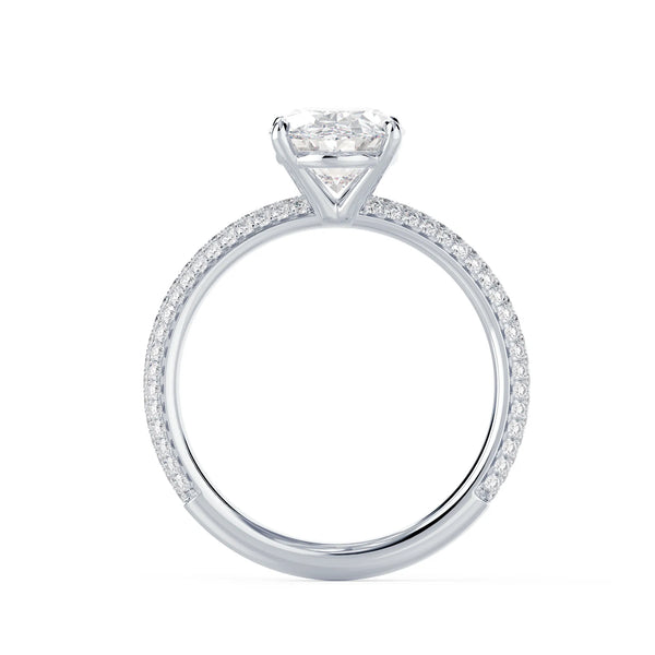 Three Sided Pave Setting - Three Sided Pave Setting