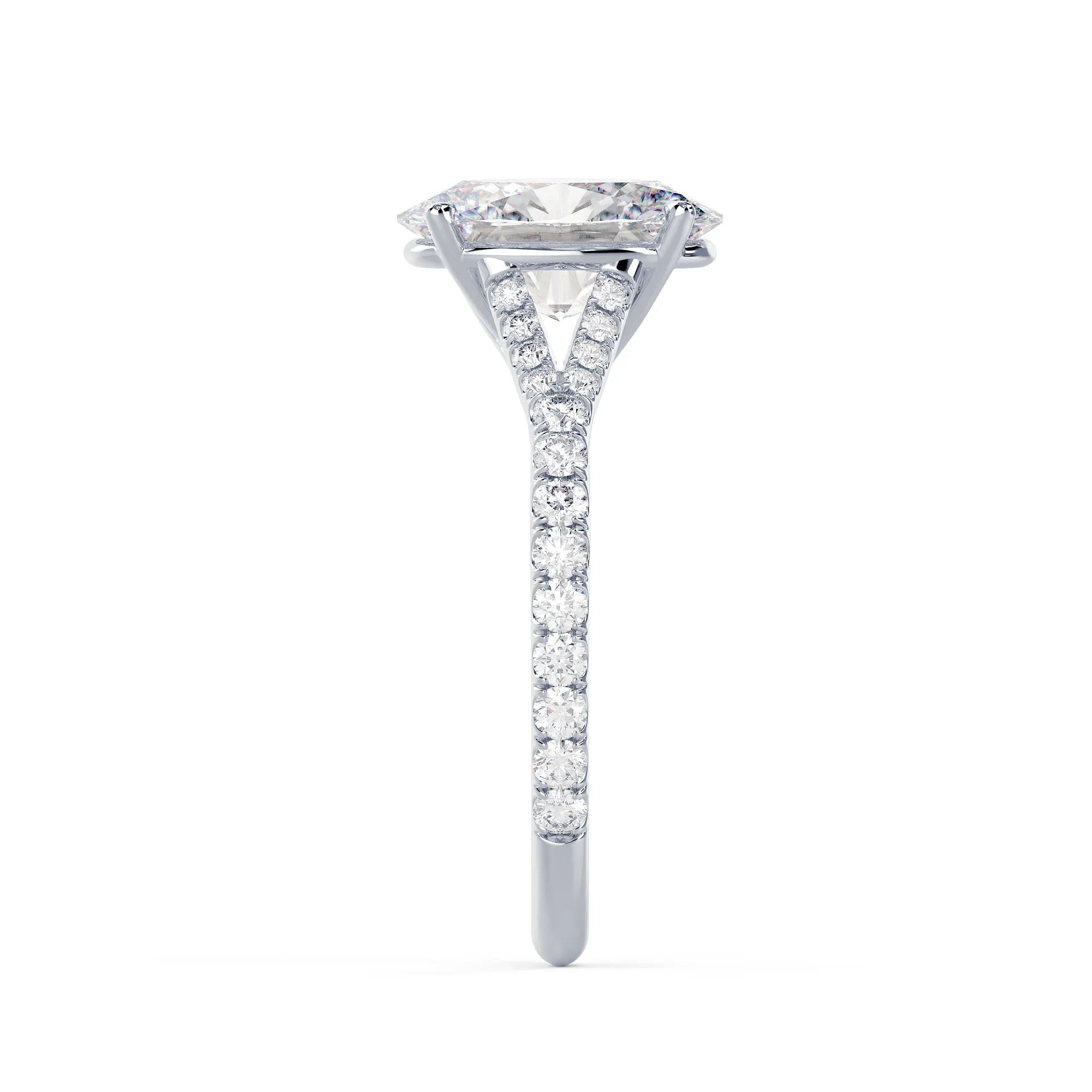 Trellis Split Shank Setting