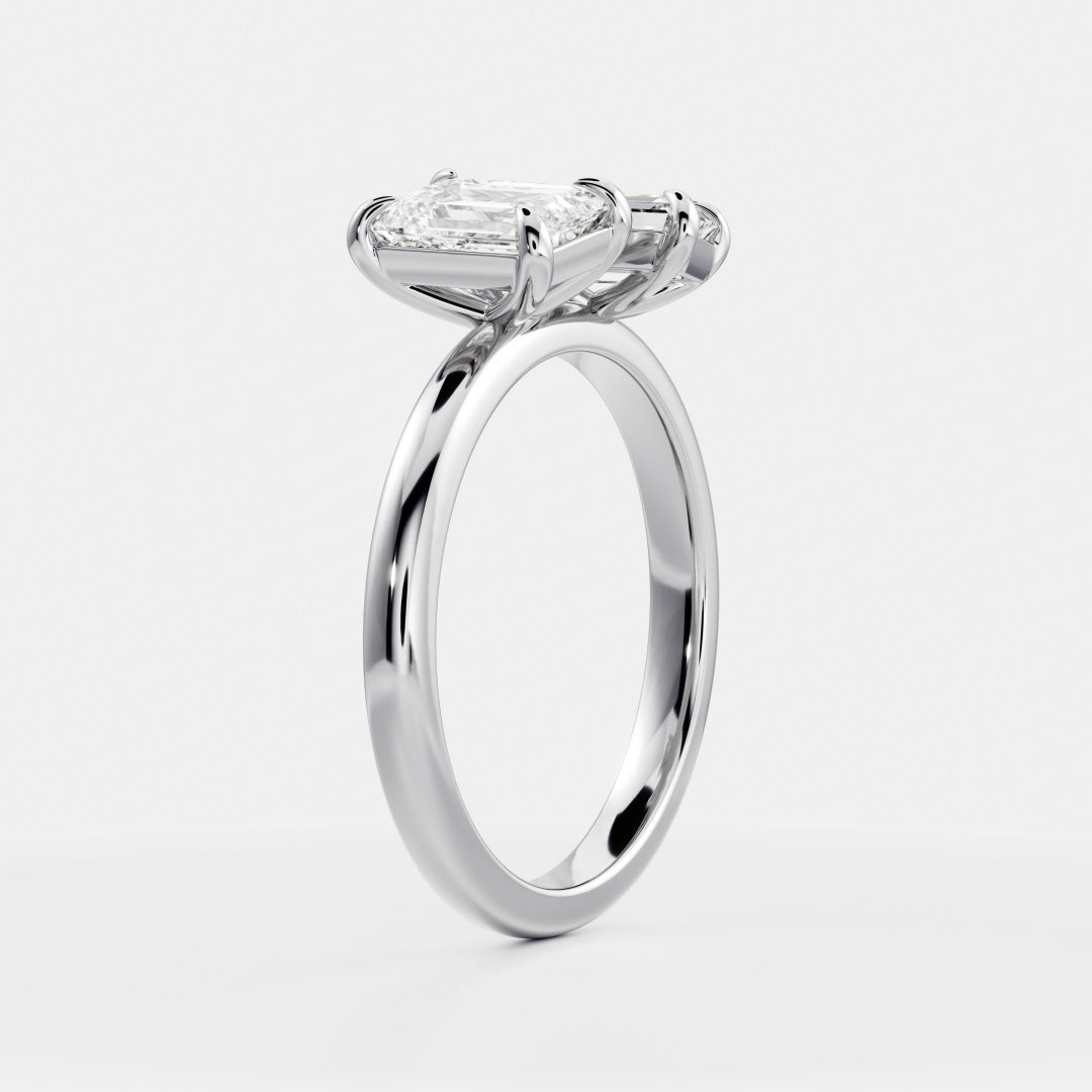 Solitaire-Oval Lab Grown Diamond Engagement Ring