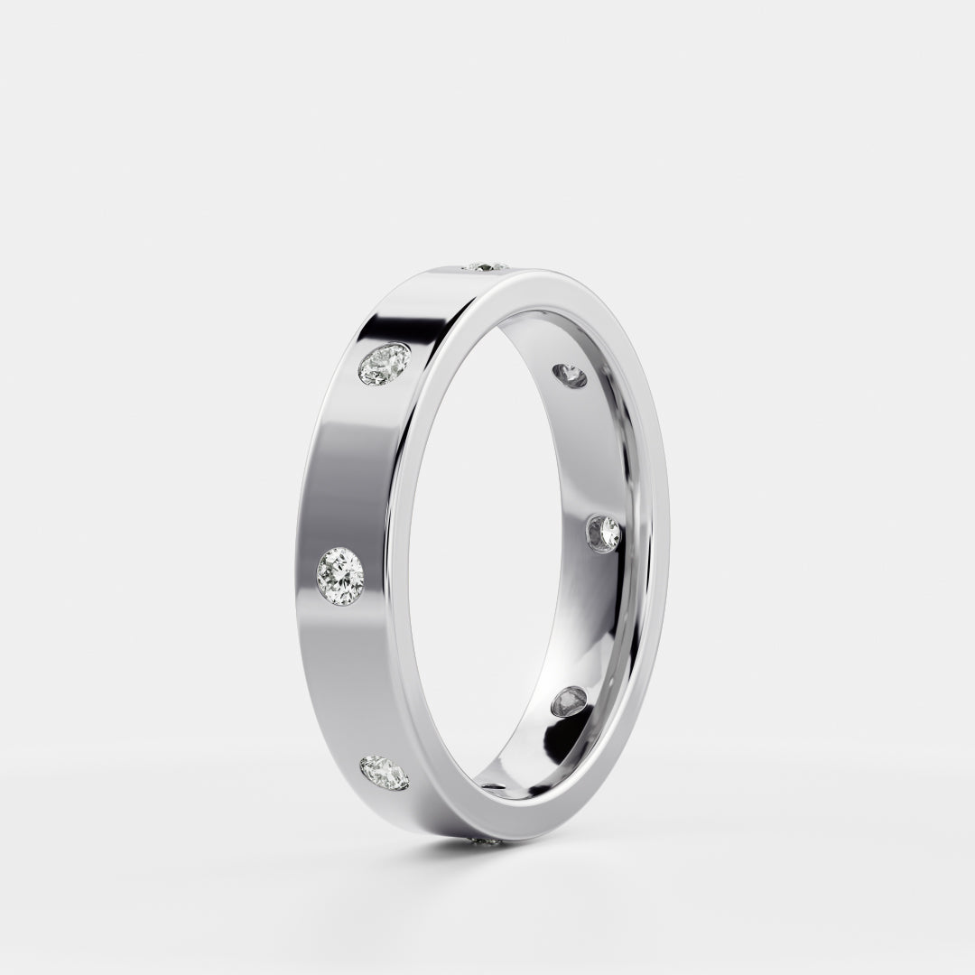 Eternity- 0.50 CT Round Lab Grown Diamond Wedding Band