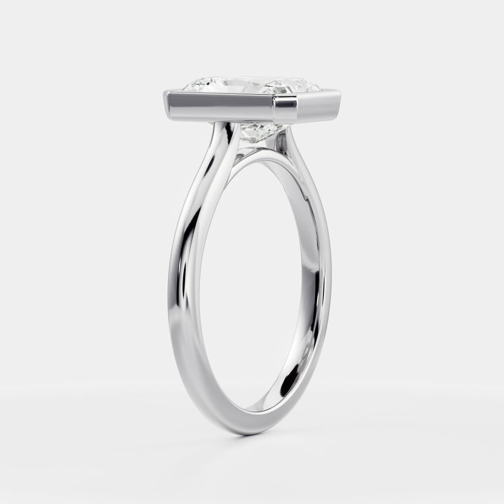 Solitaire-Oval Lab Grown Diamond Engagement Ring