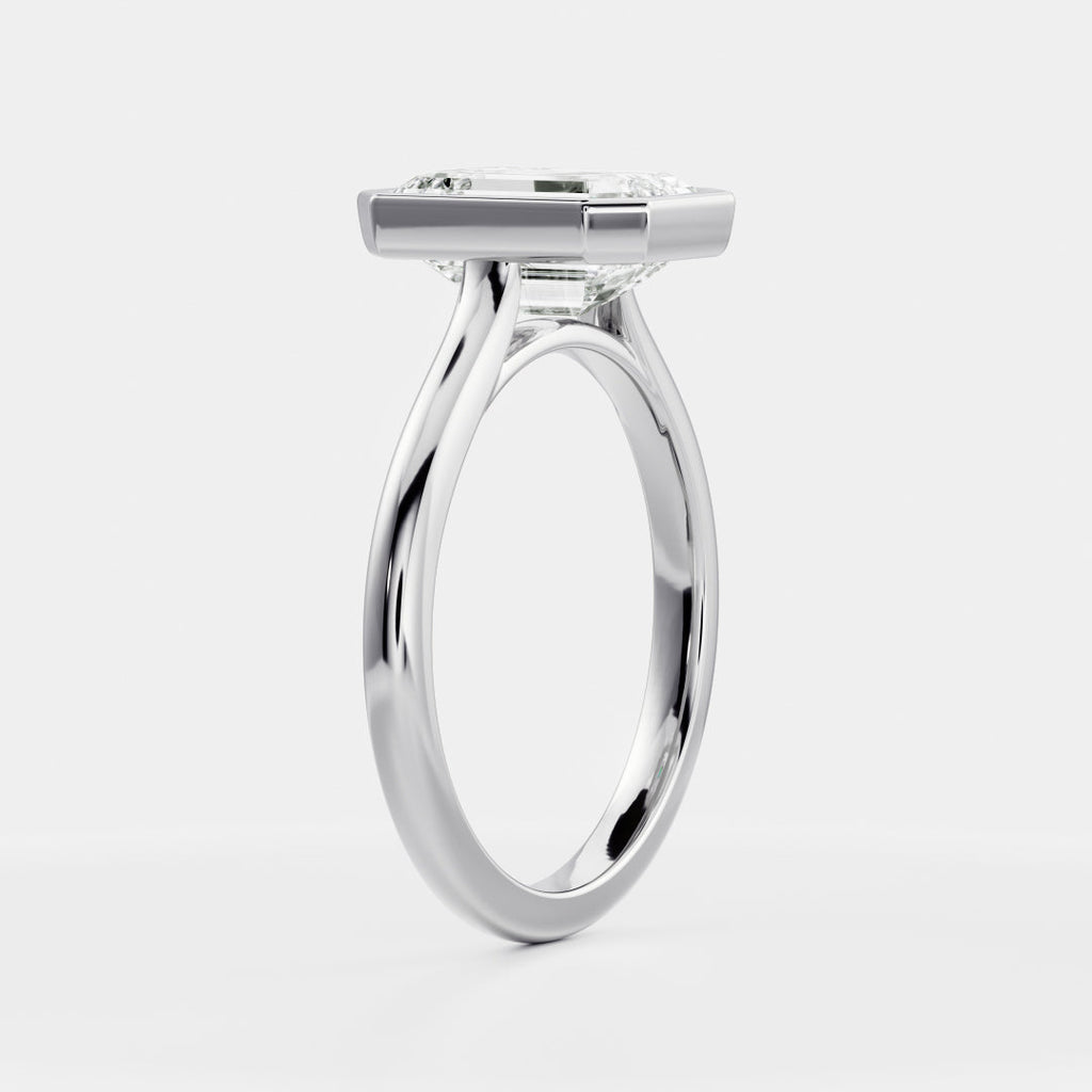 Solitaire-Oval Lab Grown Diamond Engagement Ring