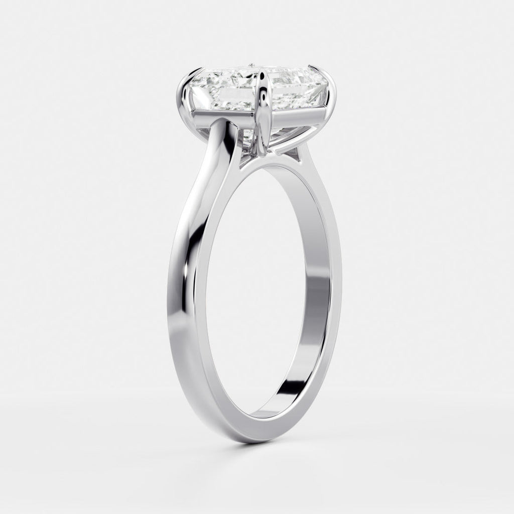 Solitaire-Oval Lab Grown Diamond Engagement Ring