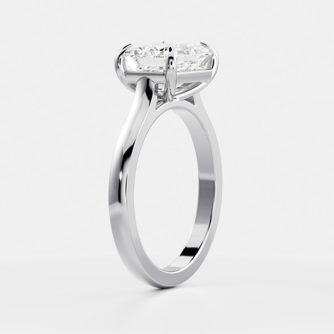 Solitaire-Oval Lab Grown Diamond Engagement Ring