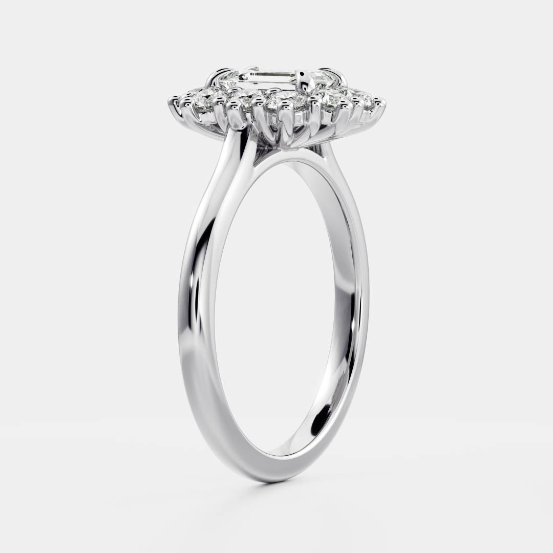Solitaire-Oval Lab Grown Diamond Engagement Ring