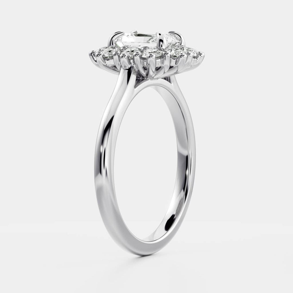 Solitaire-Oval Lab Grown Diamond Engagement Ring