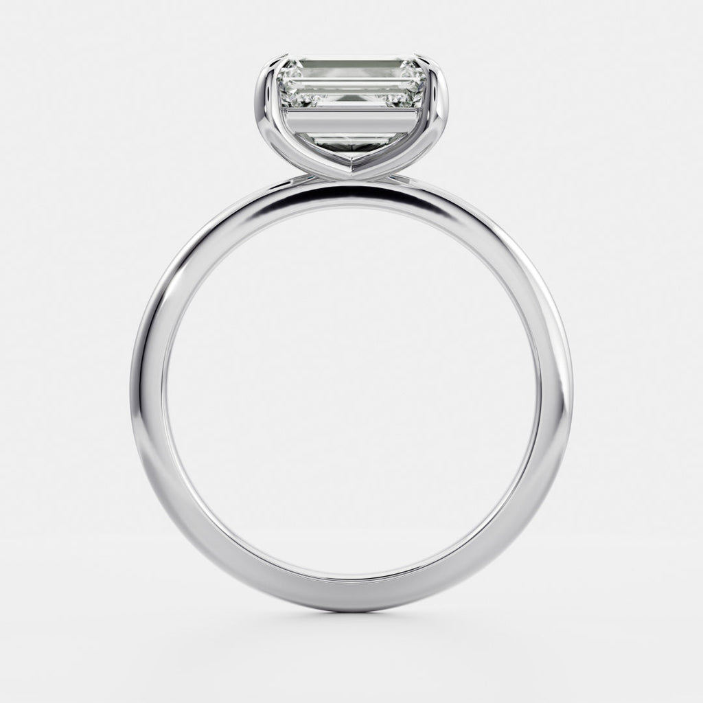 Solitaire- 1.0 CT Oval Moissanite Engagement Ring