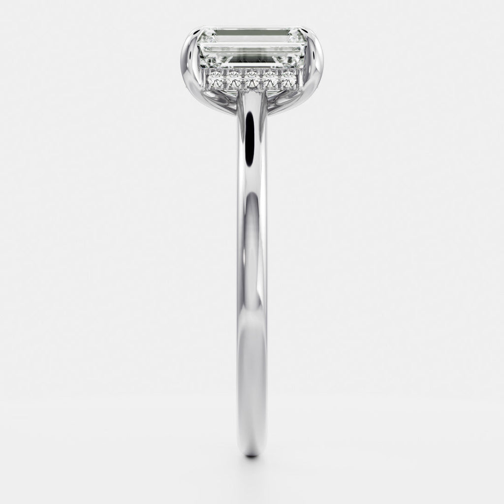 Solitaire-Oval Lab Grown Diamond Engagement Ring