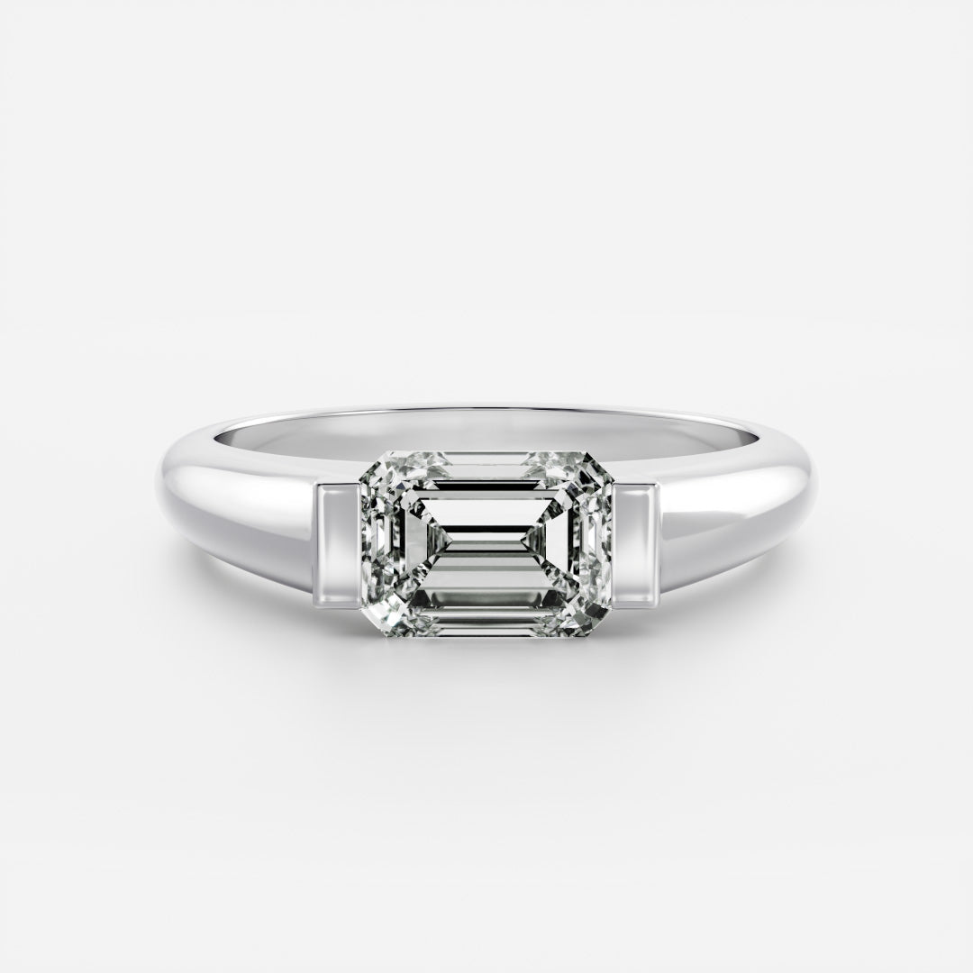 Solitaire-Oval Lab Grown Diamond Engagement Ring