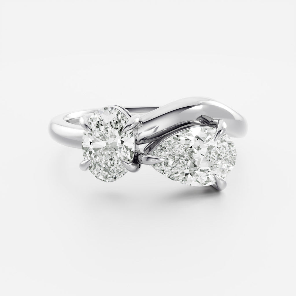 Solitaire-Oval Lab Grown Diamond Engagement Ring